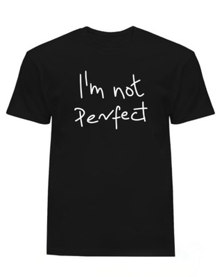 KOSZULKA I'M NOT PERFECT T-SHIRT VINTAGE SWAG R.s