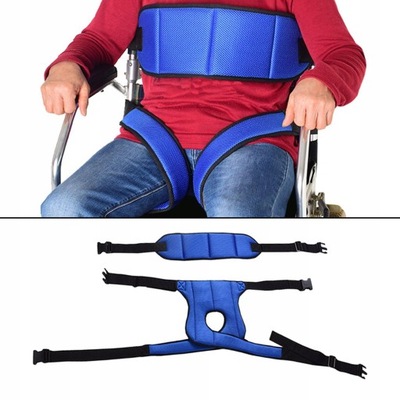 Siatkowy pas na wózek inwalidzki Niebieski