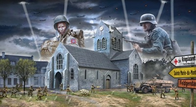 Air Assault On Sainte-Mere-Eglise June 6th 1944, Italeri 6199