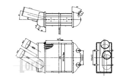 Depo интеркулер dacia renault megane depo фото №1