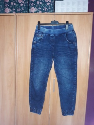 MONNARI SPODNIE JEANSY GRANATOWE 40 / 42 L / XL BOYFRIEND