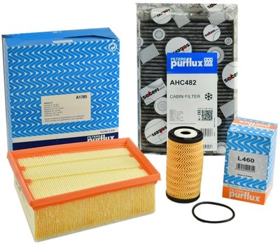 Purflux набір фільтрів renault espace v 1.6 dci фото №1