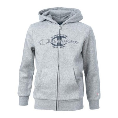 Bluza Dziecięca Champion 306170EM006 HOODED FULL ZIP Szara 174-179