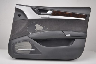 Audi a8 d4 обшивка дверь правый перед lift long фото №1