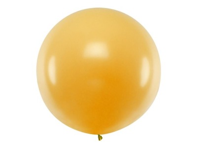 Balon 1M metrowy ogromny złoty metaliczny gumowy