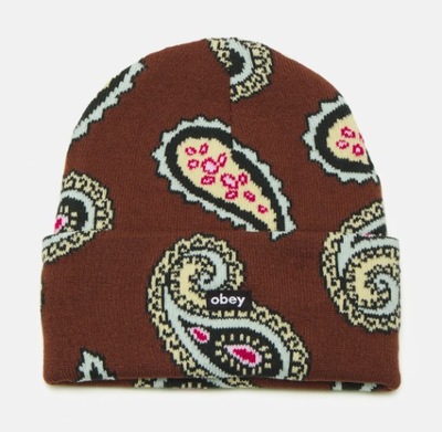 Obey Clothing PAISLEY BEANIE UNISEX Czapka