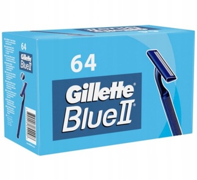 GILLETTE BLUE II maszynki do golenia 64szt