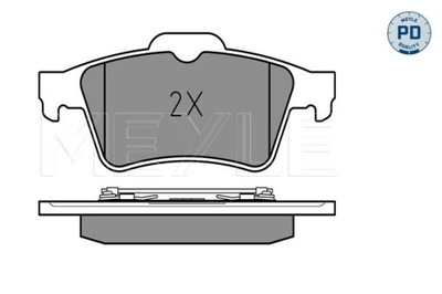 MEYLE КОЛОДКИ HAM. RENAULT T. LAGUNA 01- 1,6-2,0 16V