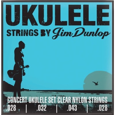 Struny do ukulele koncertowego Dunlop DUY302