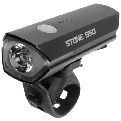 LAMPA ROWEROWE OŚWIETLENIE DO ROWERU VERSO STONE 550 USB-C 550lm
