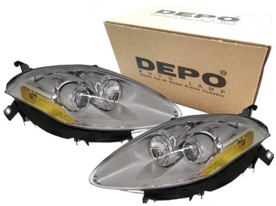 Фара лампа kpl fiat bravo ii 2 2007-2014 фото №1