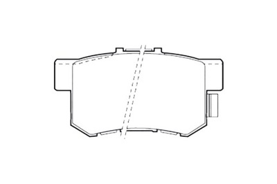 VALEO ZAPATAS DE FRENADO HONDA ACCORD V 93-98 PARTE TRASERA  