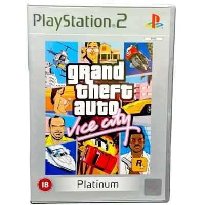 Hra GRAND THEFT AUTO VICE CITY pre PlayStation 2 (PS2) + plagát s mapou č. 3