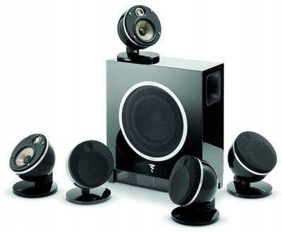 FOCAL zestaw DOME FLAX 5.1 (SUB AIR) Czarny + GRATIS!!!