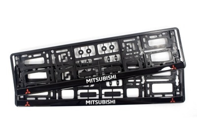 CUADROS TABLAS REJESTRACYJNEJ MITSUBISHI PREMIUM 2 PIEZAS  