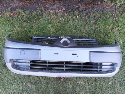 Renault megane ii 02- бампер перед + защита + abs фото №1