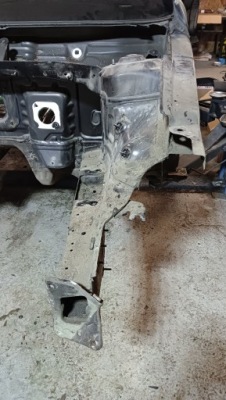 Vw passat b8 лонжерон ліва sedan lc9x фото №1