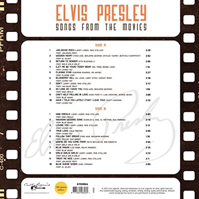 Elvis Presley Songs from the M... - Płyta winylowa