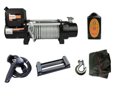 Wyciągarka elektryczna Presko Winch PEW12000 5,5t 12V 12000LBS lina stalowa