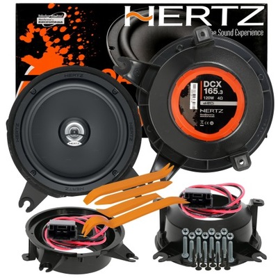 ZAM MANUFACTURADO ORIGINAL POTENTE ALTAVOCES HERTZ VOLVO S70 V70 PARTE TRASERA DISTANCIAS  