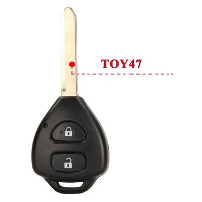 TOY43/TOY47 2/3/4BUTTONS REMOTE KEY SHELL PARA TOYOTA CAMRY AVALON CO~53771  