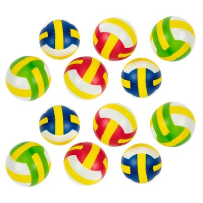 Mini piłki antystresowe dla dzieci do siatkówki 12 szt