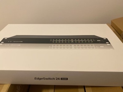 FABRYCZNIE NOWY @@@ UBIQUITI EDGE SWITCH 24x1GbE 2xSFP PoE ES-24-250W