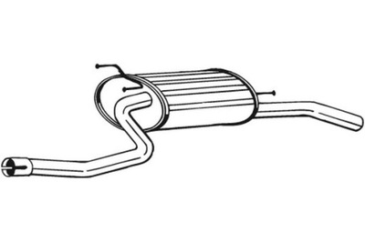 BOSAL SILENCIADOR SISTEMAS DE ESCAPE PARTE TRASERA SUZUKI BALENO 1.3 1.6 1.8  