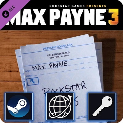 Max Payne 3 Rockstar Pass DLC (PC) Steam Klucz Global