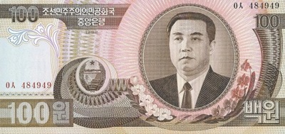 Korea Północna - 100 Won - 1992 - P43 - St.1