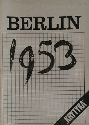 Berlin 1953 Drugi obieg SPK