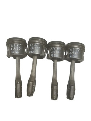 Audi a3 8p 1.9 tdi bkc поршень поршні шатун фото №1