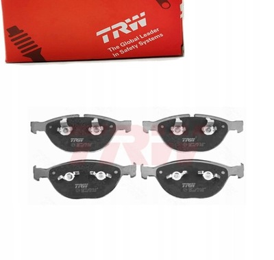 Гальмівні колодки гальмівні перед trw do bmw 6 e63 m фото №1