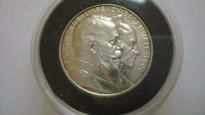 Moneta Niemcy, Badenia, 2 marki 1906 -