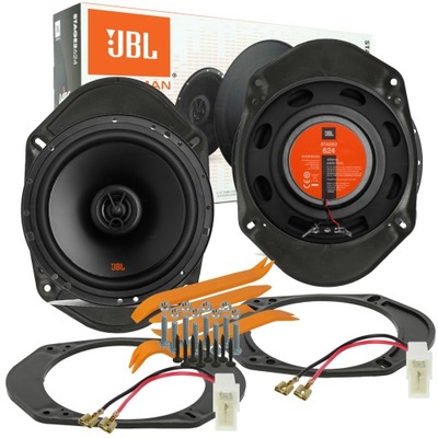 JBL STAGE2 624 ДИНАМИКИ FORD FIESTA MK6 ПЕРЕД ЗАД