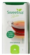 STEWIA SŁODZIK STEVIA Sweetiva 500 tabletek