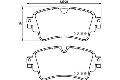 BREMBO TRINKELĖS STABDŽIŲ GAL. AUDI A4 ALLROAD B9 A4 B9 A5 A6 ALLROAD C8 