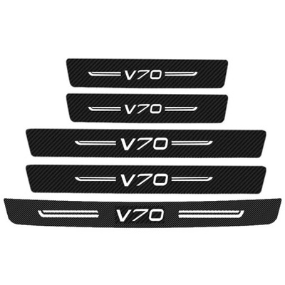 5PCS PEGADURA AL UMBRAL PARA VOLVO V70  