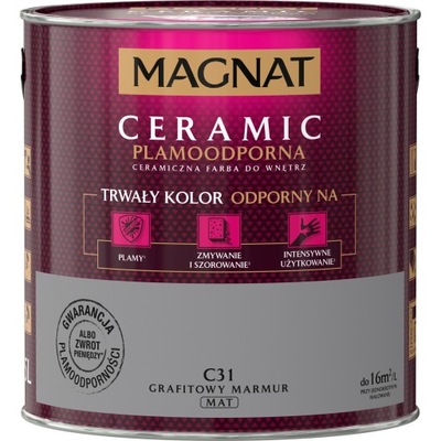 Magnat Ceramic Grafitowy Marmur C31 2,5L