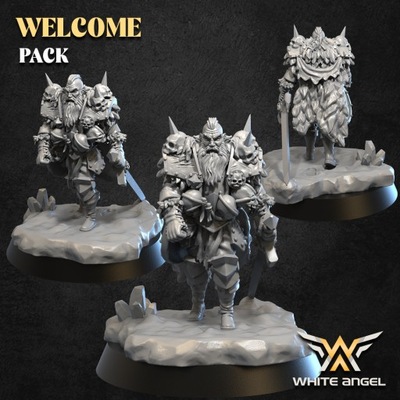WANDERING VIKING - Bigusson - Druk 3D - White Angels