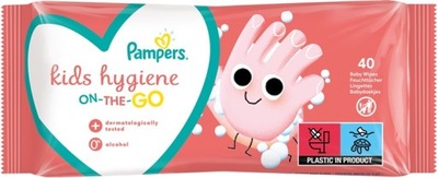 Chusteczki nawilżane PAMPERS Hygiene on-the-go 1 x 40 szt.