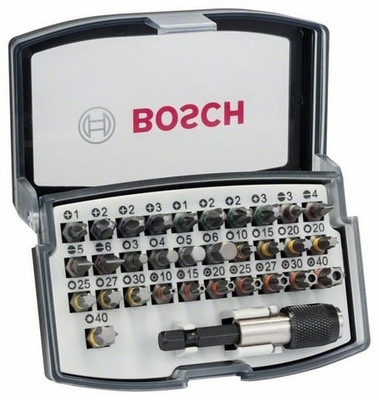 Bosch Zestaw końcówek wkręcających 1/4 32 elementy (2.607.017.319)