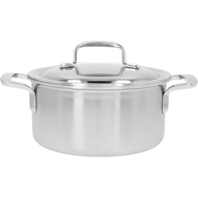 Garnek niski z pokrywką 2.2 ltr DEMEYERE 5-PLUS