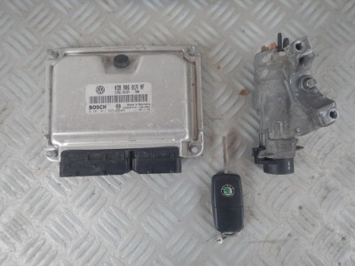 Skoda fabia i vrs rs lift 1.9 бортовой компьютер замок зажигания фото №1