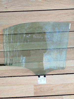 Стекло боковая дверь левый задняя fiat panda ii фото №1