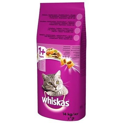 WHISKAS Tuńczyk z warzywami dla kota 14kg