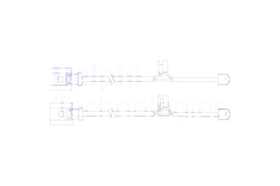 DELPHI SENSOR DESGASTE ZAPATAS DE FRENADO PARTE DELANTERA AUDI E-TRON GT  