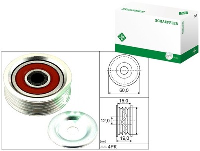 ROLLO PROPULSOR CORREA DE CUÑA FIAT SEDICI SUZUKI IGNIS I IGNIS II  