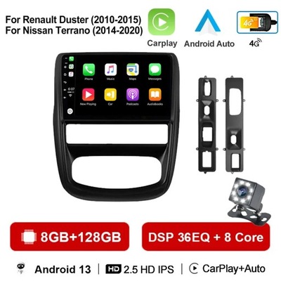 RADIO DE AUTOMÓVIL CON SYSTEMEM ANDROID 13 ANDROID AUTO PARA RENAULT DUSTER 1 2010-2015 CARPLAY  