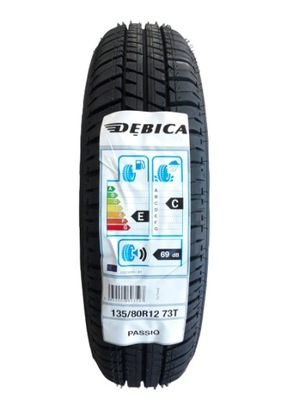 2 x OPONY LETNIE 135/80R12 73T DĘBICA PASSIO XL